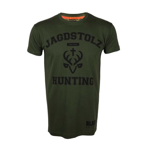 Jagdstolz Herren T-Shirt College Black 3XL