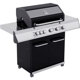 Grillf&uuml;rst Gasgrill G510E mit Edelstahl Rosten