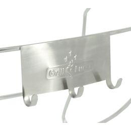 Grillf&uuml;rst Deckelhalter mit Besteckhaken f&uuml;r 57 cm Kugelgrills