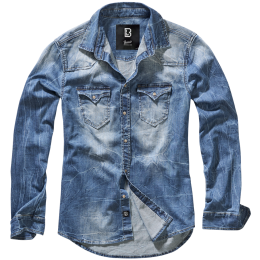 Brandit Herrenshirt Riley Denim