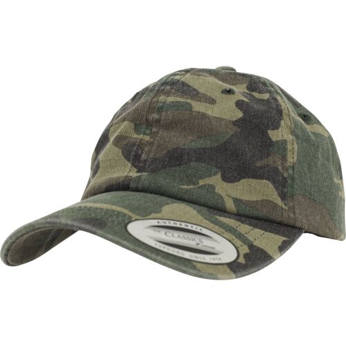 YUPOONG Inc. UNISEX Low Profile Camo Washed Cap