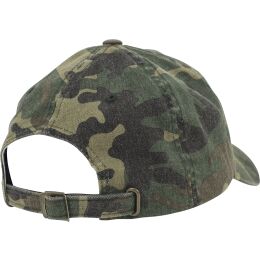 YUPOONG Inc. UNISEX Low Profile Camo Washed Cap