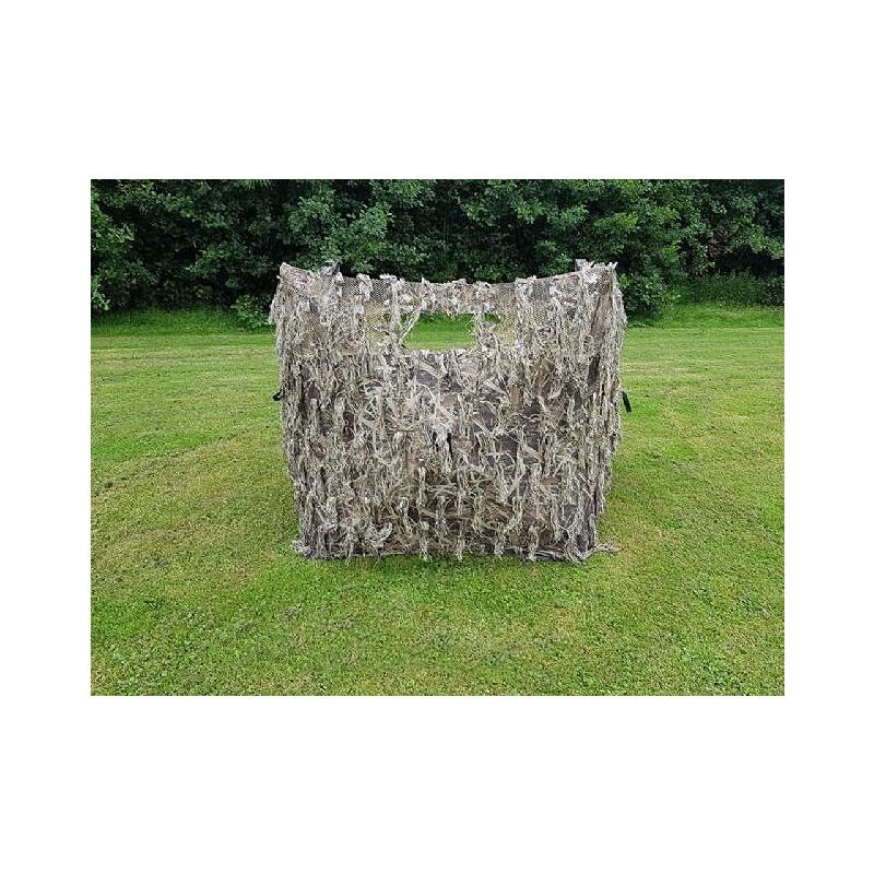 Tarnzelt 3seitig mit blickdurchlässiger oberer Durchsich Ghillie Tar