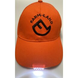 Farm-Land LED-Kappe Orange / Einheitsgr&ouml;&szlig;e