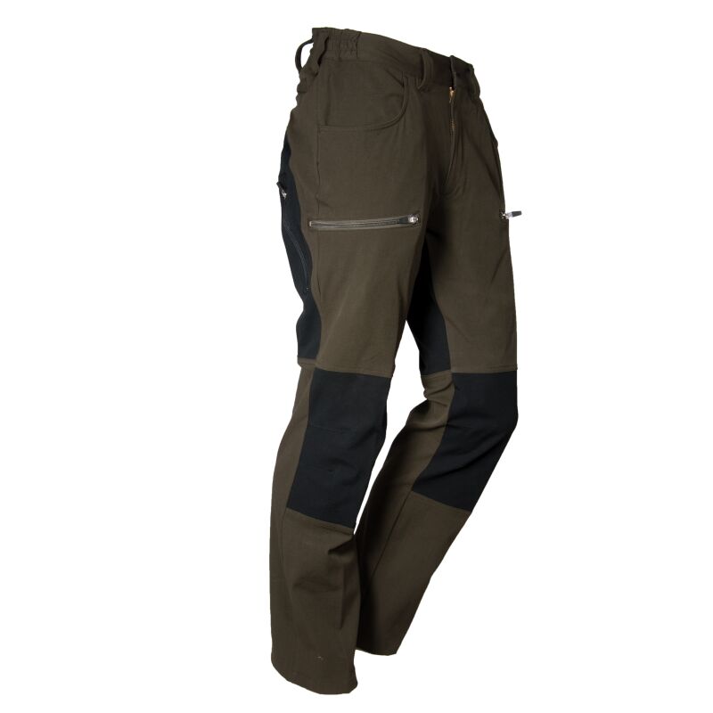 Hubertus Funktionshose Full Stretch oliv/schwarz 28