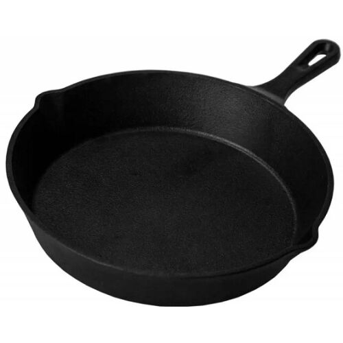 Grillfürst Gusseisen Pfanne mit Stielgriff Durchmesser 35 cm