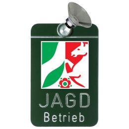 Autoschild Jagdbetrieb Lnder