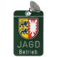 Autoschild Jagdbetrieb "Länder" Land Niedersachsen