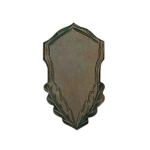 AKAH Gehörnbrett Rehwild dunkel geschnitzt 20x12cm