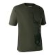 Deerhunter Herren T-Shirt mit Rothirsch grün L