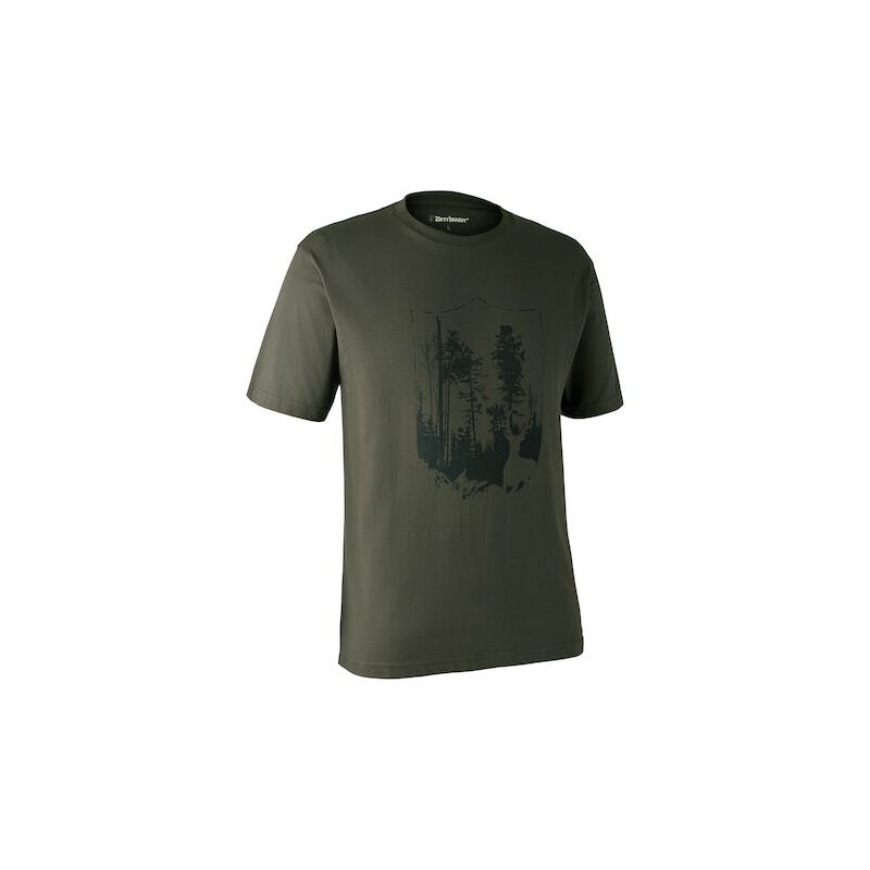 Deerhunter T-Shirt Forest grn L