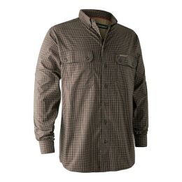 Deerhunter Callum Bamboo Herren Hemd 41/42 Blue checked
