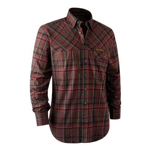 Deerhunter Rhett Herren Hemd red checked 47/48