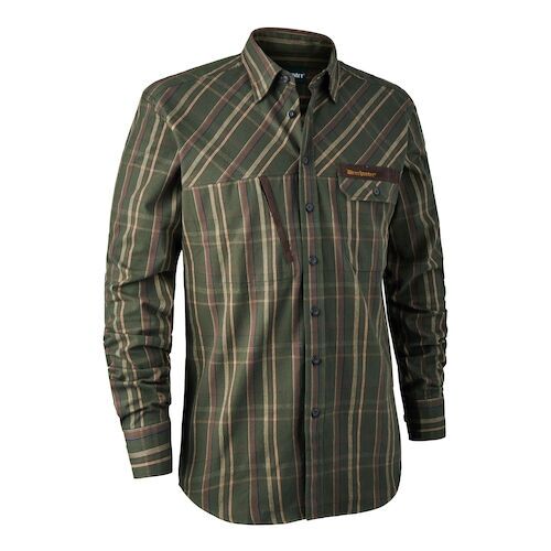 Deerhunter Keith Herren Hemd green checked