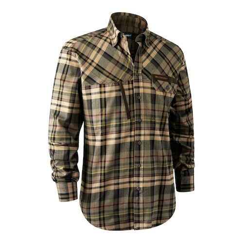 Deerhunter Reece Herren Hemd green checked