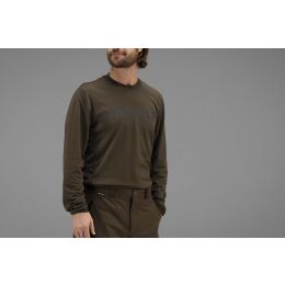 H&auml;rkila Herren Langarmshirt Mountain Hunter Hunting green/Shadow brown