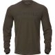 Härkila Herren Langarmshirt Mountain Hunter Hunting green/Shadow brown