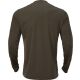 Härkila Herren Langarmshirt Mountain Hunter Hunting green/Shadow brown