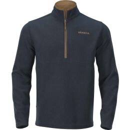 H&auml;rkila Herren Fleecepullover Sandhem Dark navy melange