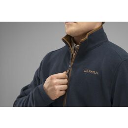 Hrkila Herren Fleecepullover Sandhem Dark navy melange