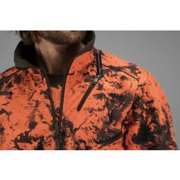 H&auml;rkila Herren Fleecejacke Wildboar Pro Reversible Willow green/AXIS MSP&reg;Orange Blaze