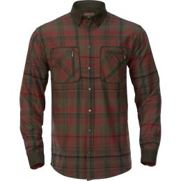 Härkila Herren Hemd Pajala Red autumn check