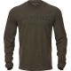Härkila Herren Langarmshirt Mountain Hunter Hunting green/Shadow brown M
