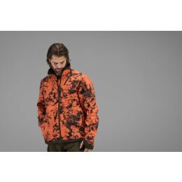 H&auml;rkila Herren Fleecejacke Wildboar Pro Reversible Willow green/AXIS MSP&reg;Orange Blaze XXL