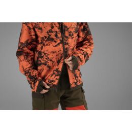 H&auml;rkila Herren Fleecejacke Wildboar Pro Reversible Willow green/AXIS MSP&reg;Orange Blaze XXL