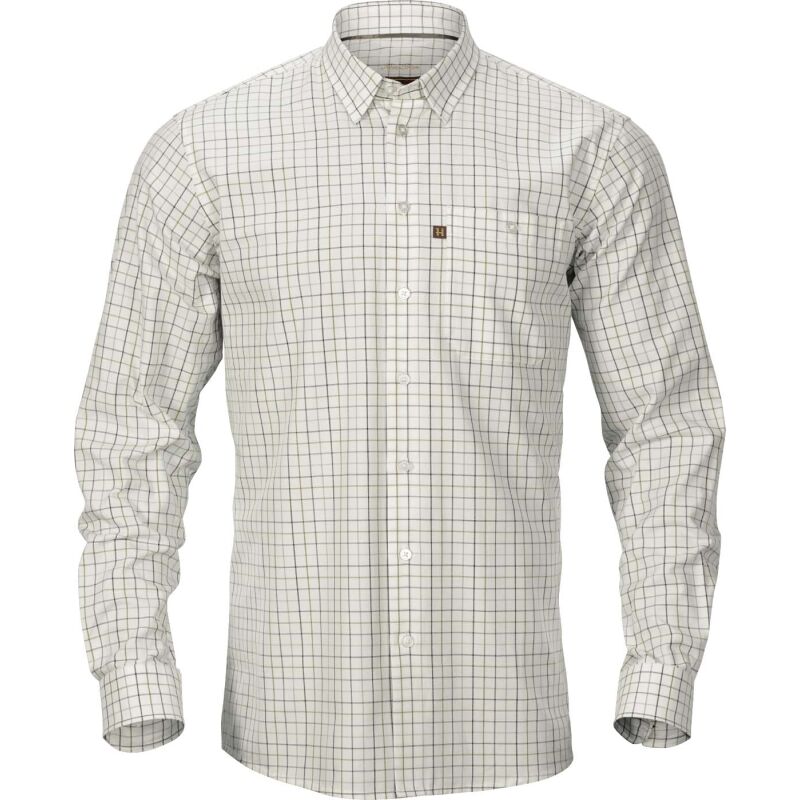 Hrkila Herren Hemd Retrieve  Dark olive check L