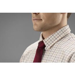 Hrkila Herren Hemd Retrieve  Burgundy check XXL