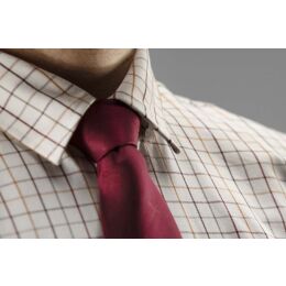 Hrkila Herren Hemd Retrieve  Burgundy check XXL