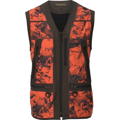 Härkila Herren Weste Wildboar Pro Safety AXIS MSP®Orange Blaze/Shadow brown 4XL