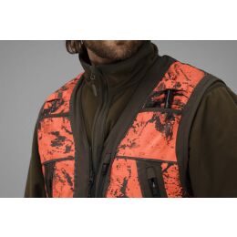 H&auml;rkila Herren Weste Wildboar Pro Safety AXIS MSP&reg;Orange Blaze/Shadow brown 4XL