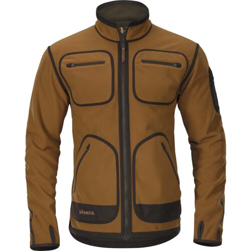 Härkila Herren Fleecejacke Kamko 10. Jubiläum Rustique clay/Hunting green 5XL