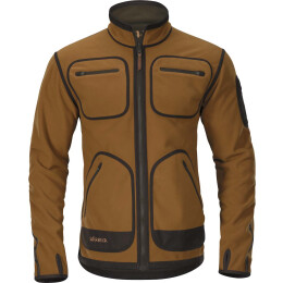 H&auml;rkila Herren Fleecejacke Kamko 10. Jubil&auml;um Rustique clay/Hunting green 5XL