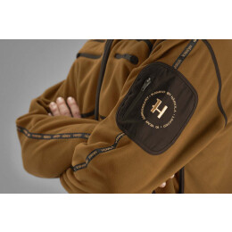 H&auml;rkila Herren Fleecejacke Kamko 10. Jubil&auml;um Rustique clay/Hunting green 5XL