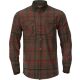 Härkila Herren Hemd Pajala Red autumn check XL