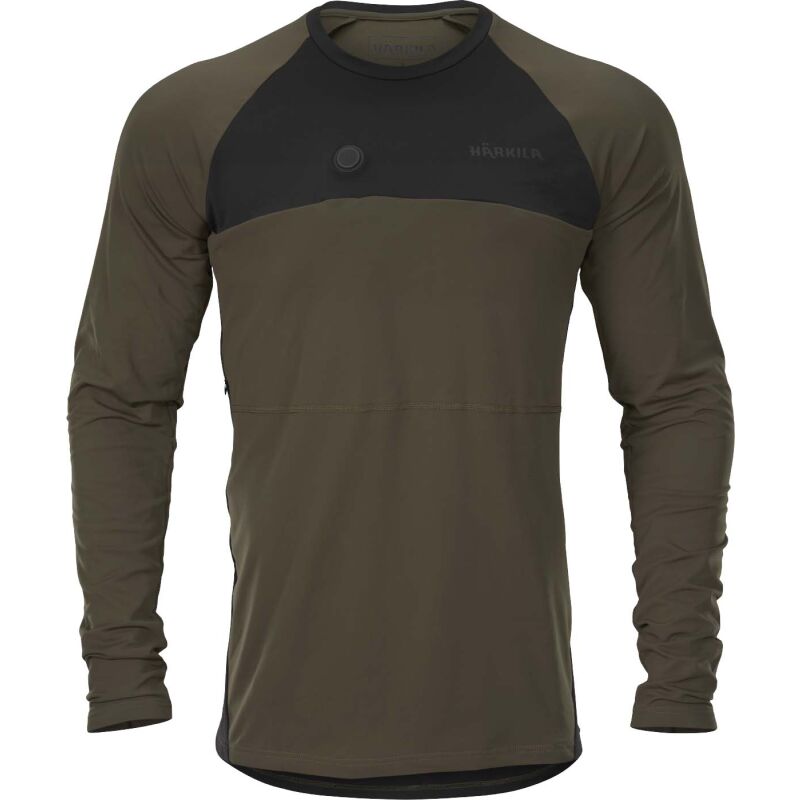 Härkila Herren Heiz Unterhemd Willow green/Black 4XL