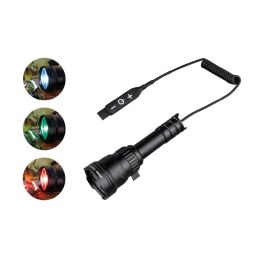 D&ouml;rr LED Jagd Zoom Taschenlampe Tricolor SET