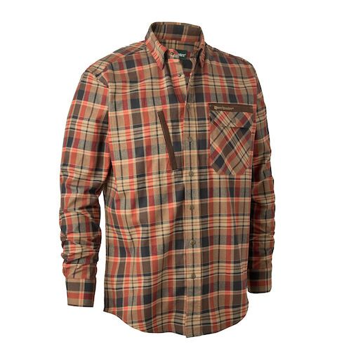 Deerhunter Hector Herren Hemd Orange checked