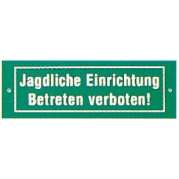 AKAH Schild &quot;Jagdliche Einrichtung&quot;