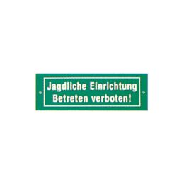 AKAH Schild &quot;Jagdliche Einrichtung&quot;