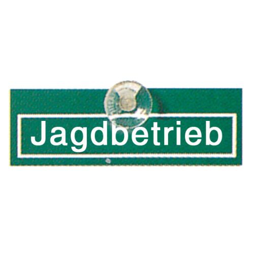 Alu-Auto-Schild Jagdaufsicht und andere, Diverses, Ausrüstung, Für den  Jäger