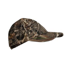 Hubertus Jagdkappe Camouflage mit klappbarem Signalteil 57