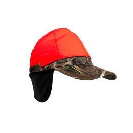 Hubertus Jagdkappe Camouflage mit klappbarem Signalteil 57