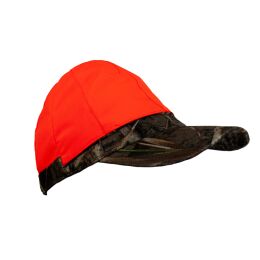 Hubertus Jagdkappe Camouflage mit klappbarem Signalteil 57