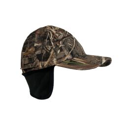 Hubertus Jagdkappe Camouflage mit klappbarem Signalteil 61