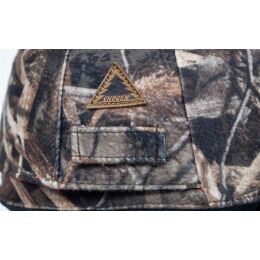 Hubertus Jagdkappe Camouflage mit klappbarem Signalteil 61