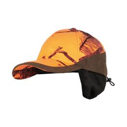 Somlys Kappe Thermo-Hunt Camouflage Orange / Braun